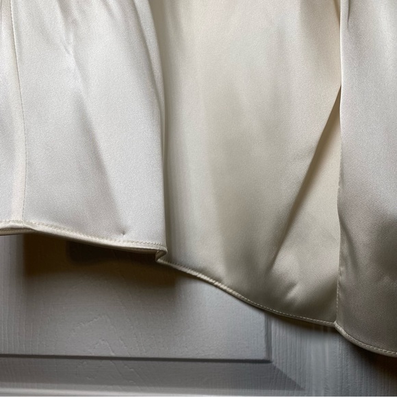 Theory Soft Satin Blouse Size 10 - Picture 12 of 12